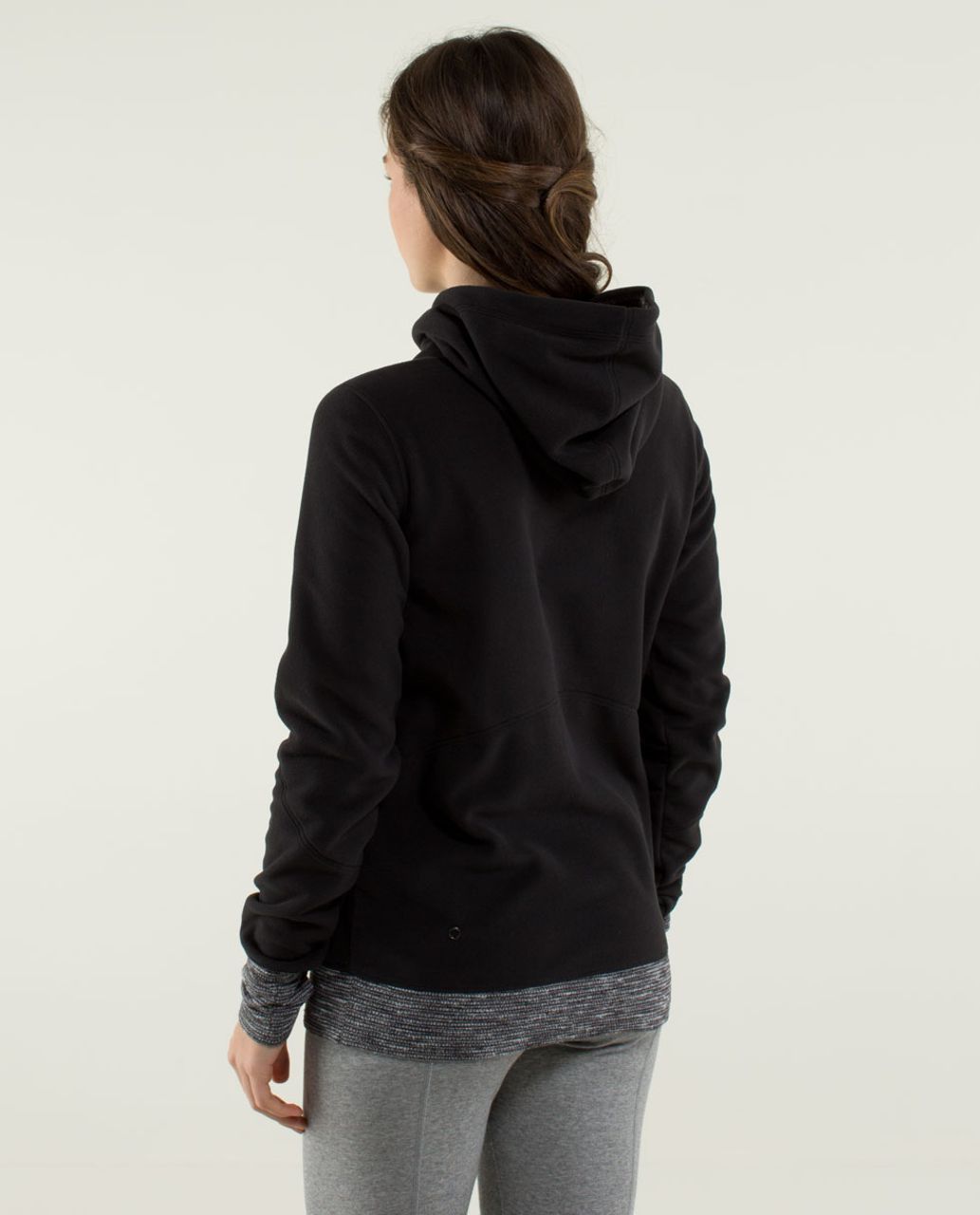 Lululemon Runaway Fleece - Black / Coco Pique Black White