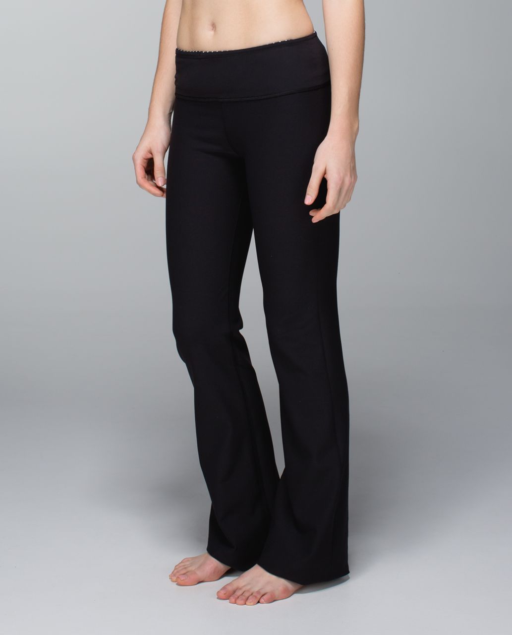 Lululemon Groove Pant (Regular) *Full-On Luon - Black / Quilt Winter 13-13  - lulu fanatics