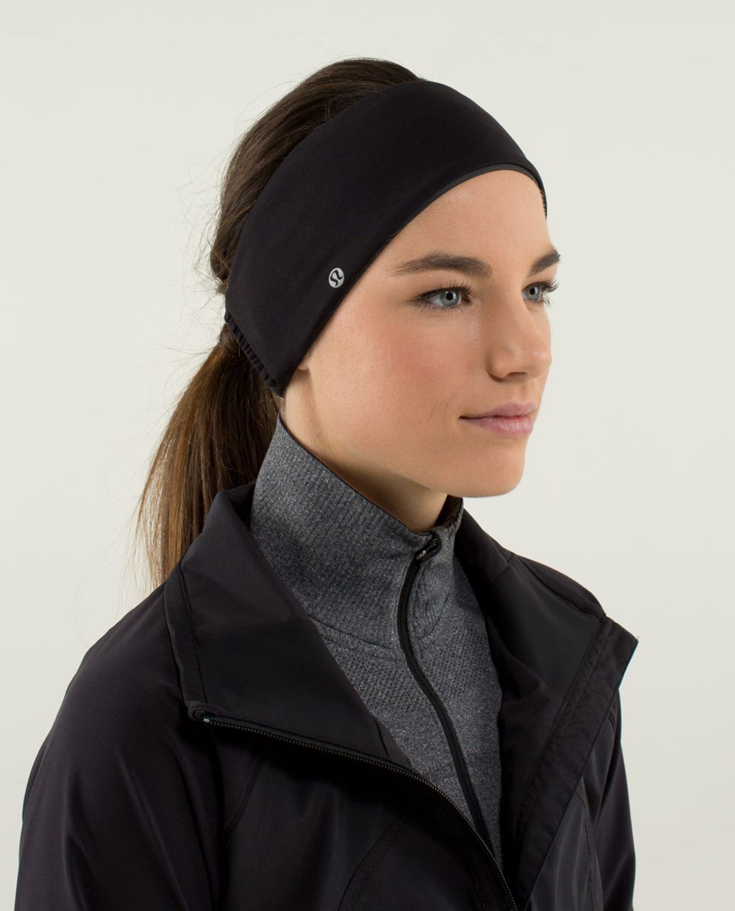 Lululemon Frosty Run Ear Warmer - Black - lulu fanatics