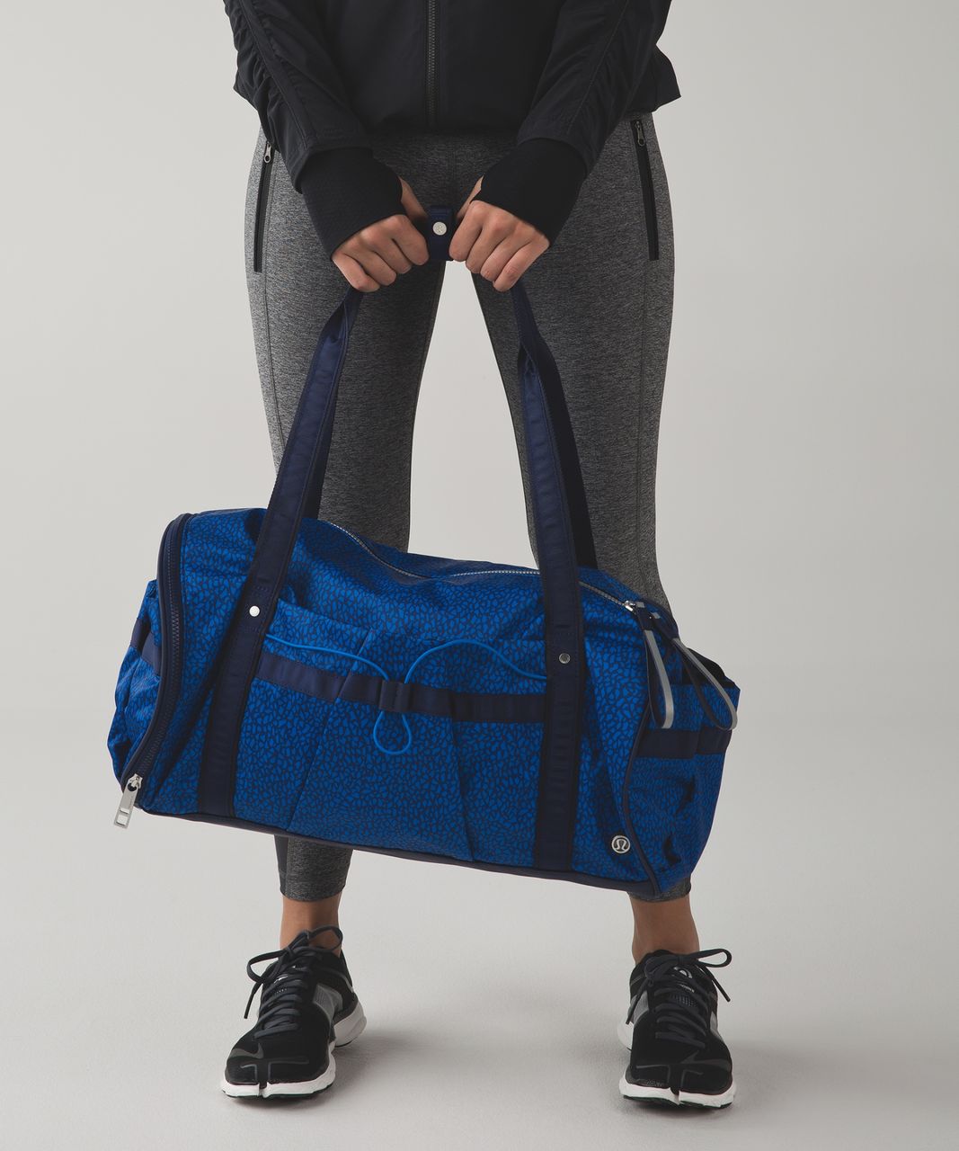 Lululemon Run Ways Duffel - Miss Mosaic Lakeside Blue Hero Blue