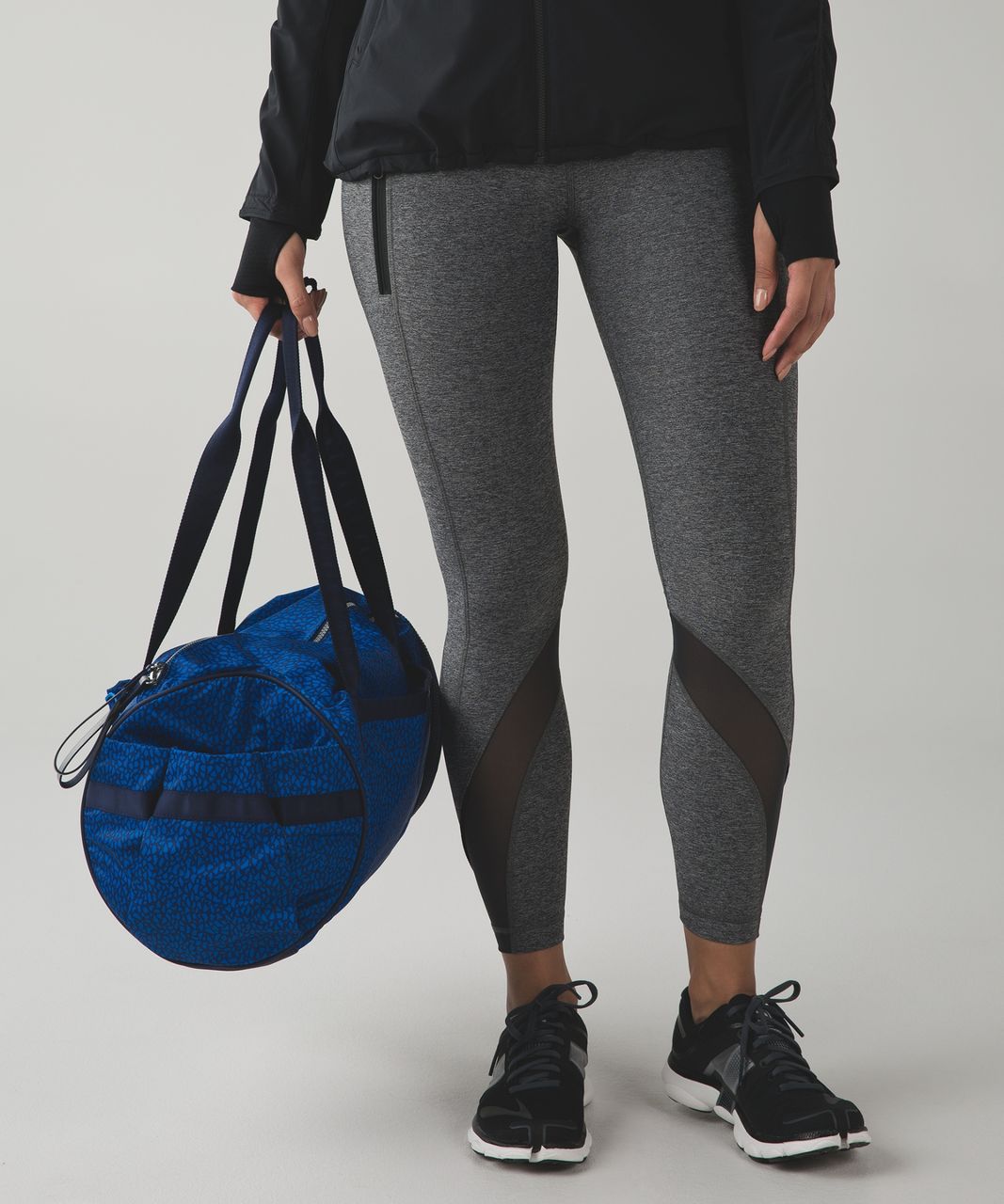 Lululemon Run Ways Duffel - Miss Mosaic Lakeside Blue Hero Blue / Hero Blue