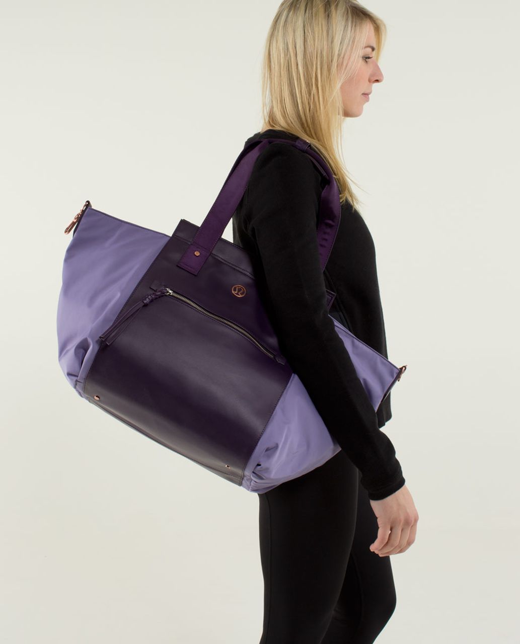 Lululemon Carry Me Om Tote - Winter Orchid / Deep Zinfandel