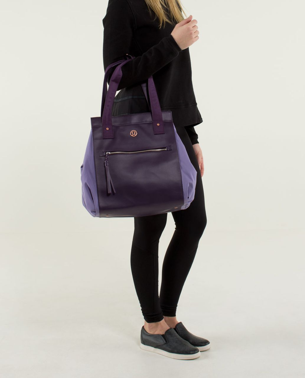 Lululemon Carry Me Om Tote - Winter Orchid / Deep Zinfandel