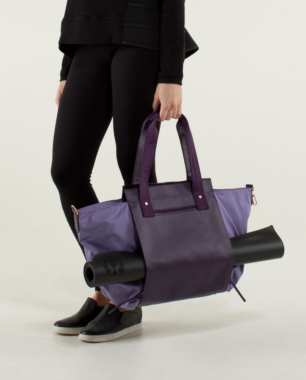 Lululemon Carry Me Om Tote - Winter Orchid / Deep Zinfandel