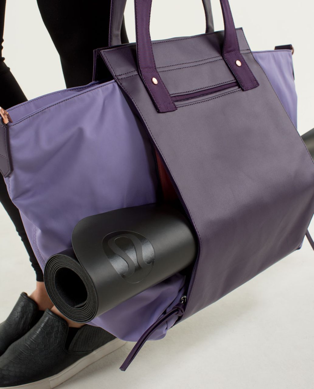 Lululemon Carry Me Om Tote - Winter Orchid / Deep Zinfandel