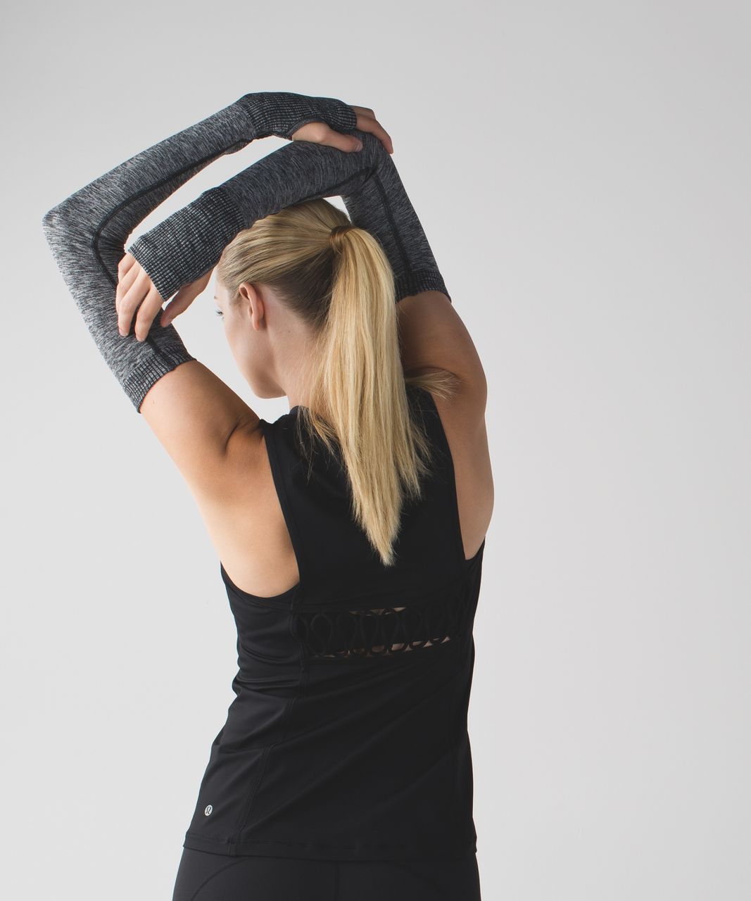 Lululemon Swiftly Arm Warmers - Heathered Black