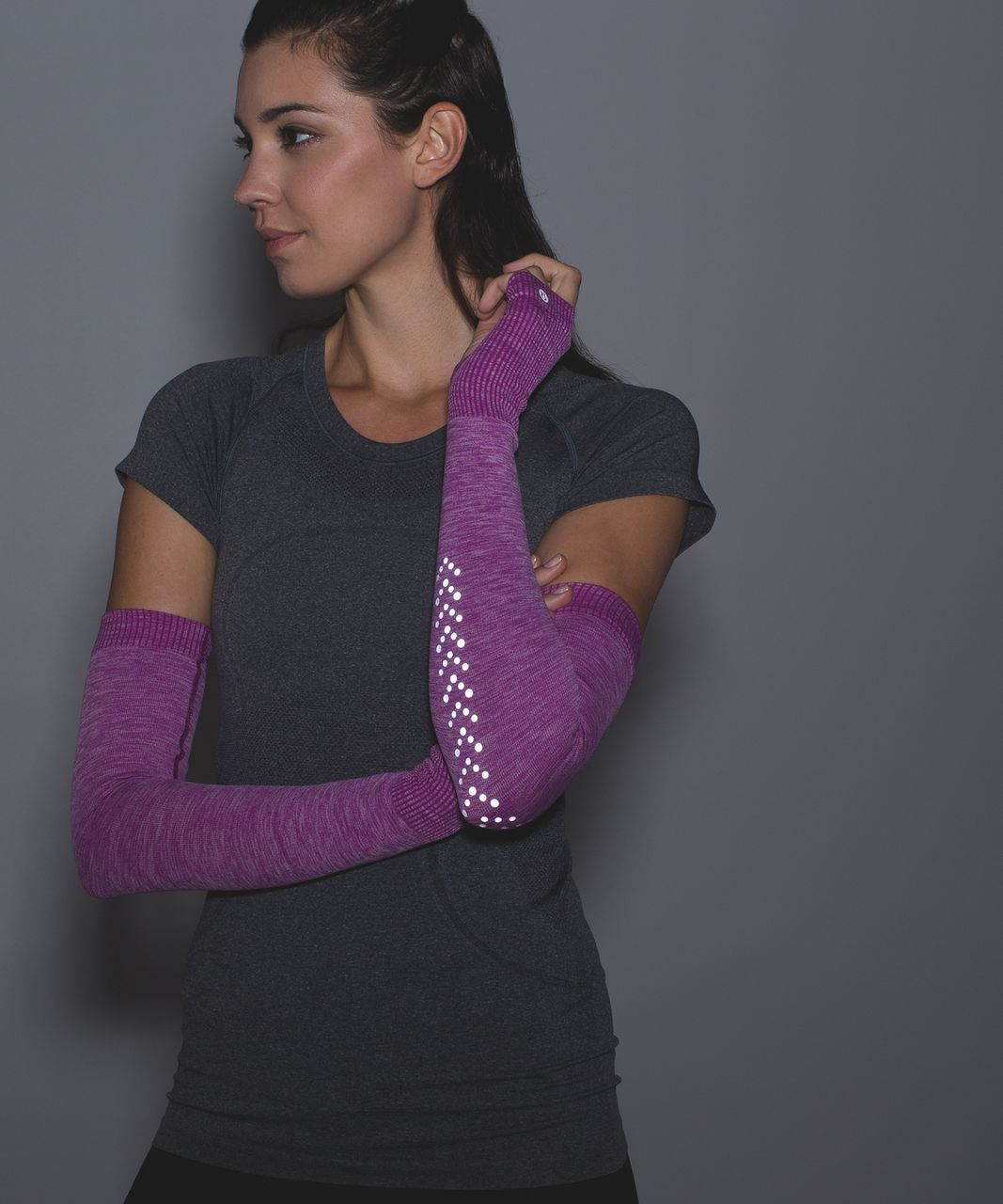 Lululemon Swiftly Arm Warmers - Heathered Ultra Violet