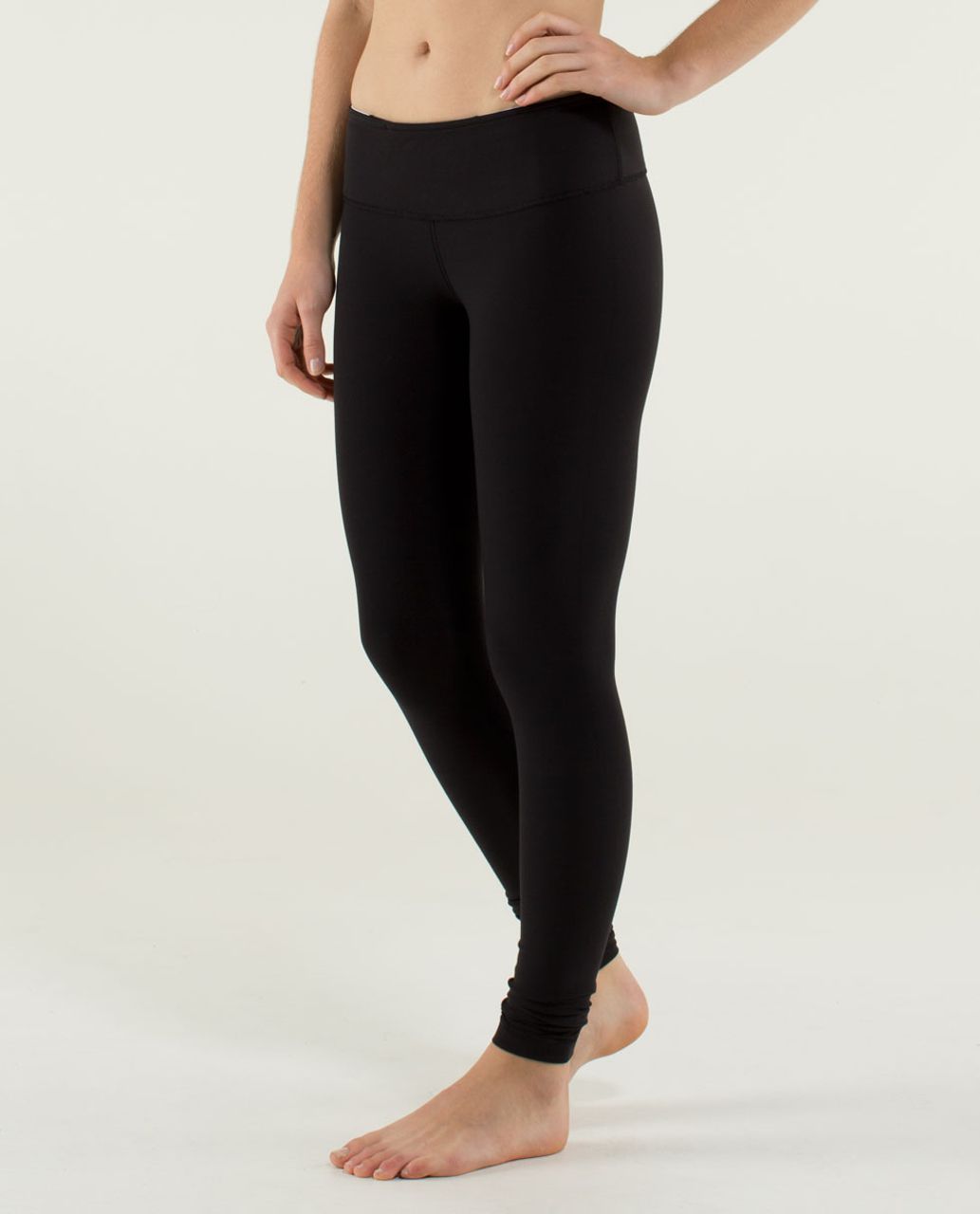 Lululemon Wunder Under Pant *Full-On Luon - Black / Quilt Winter 13-11