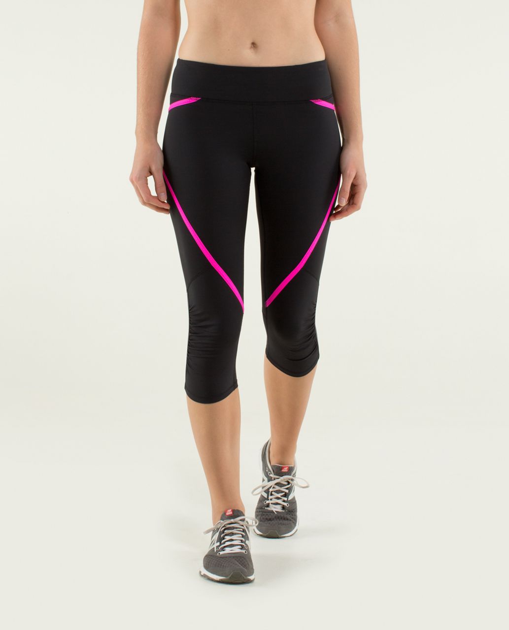 Lululemon Up The Pace Crop - Black - lulu fanatics