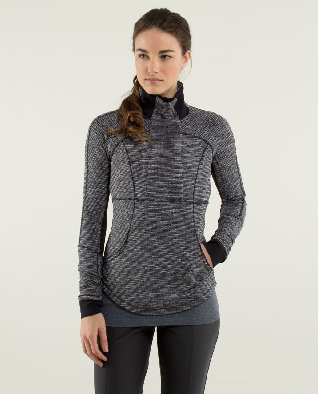 Lululemon Bhakti Yoga Jacket - Heathered Slate - lulu fanatics