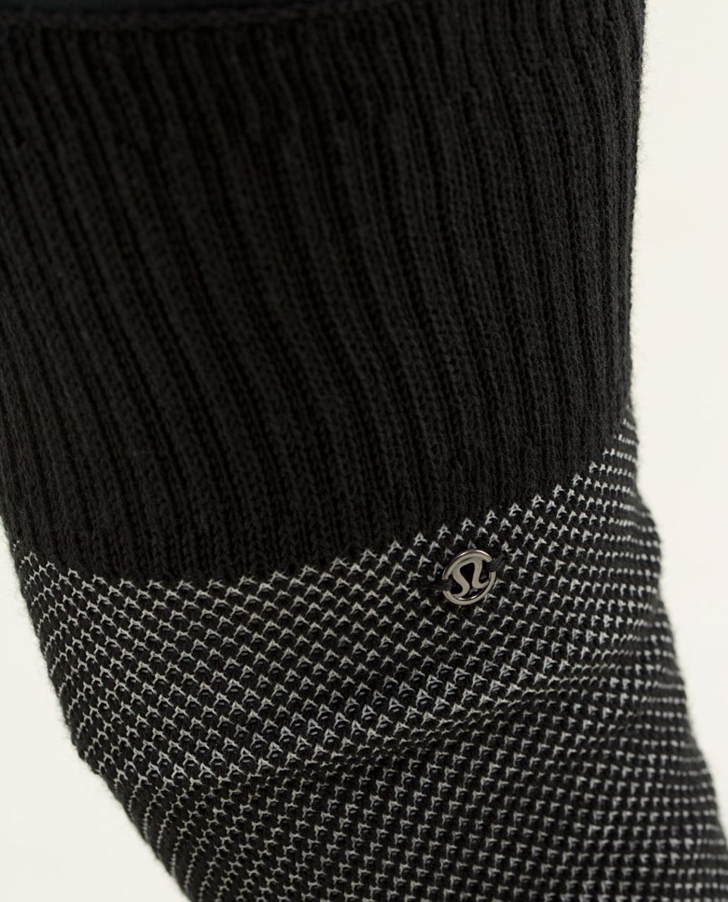 Lululemon Savasana Sock - Black Angel Wing