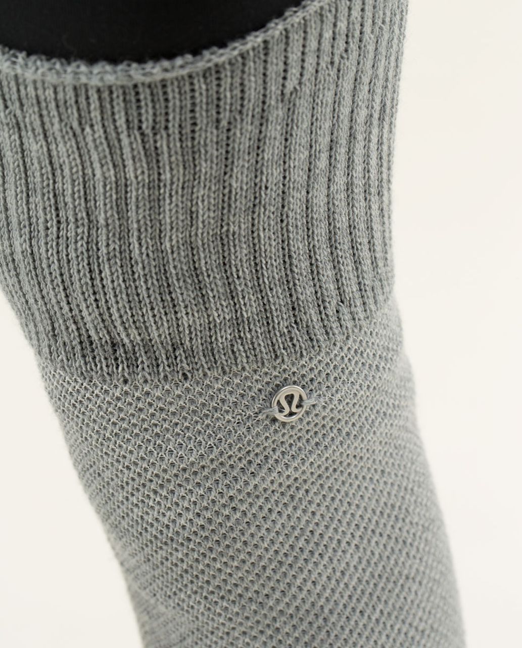 Lululemon Savasana Sock - Silver Spoon / Angel Wing