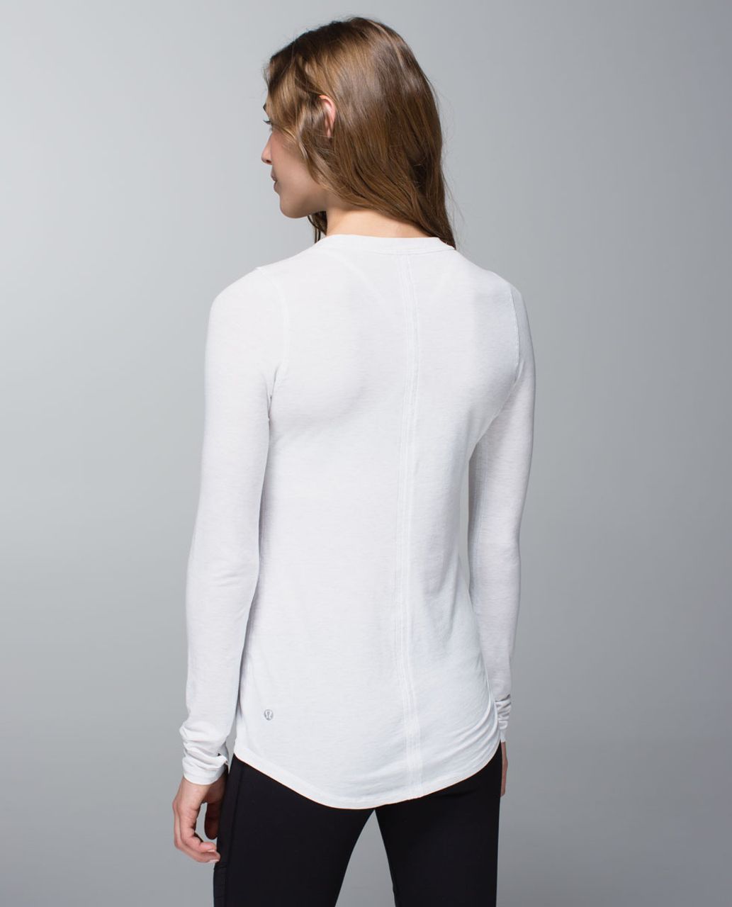 Lululemon Karma Long Sleeve - Heathered Medium Grey - lulu fanatics