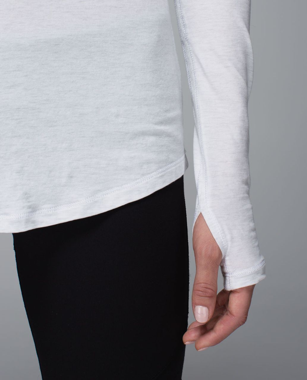 Lululemon Karma Long Sleeve - Heathered White