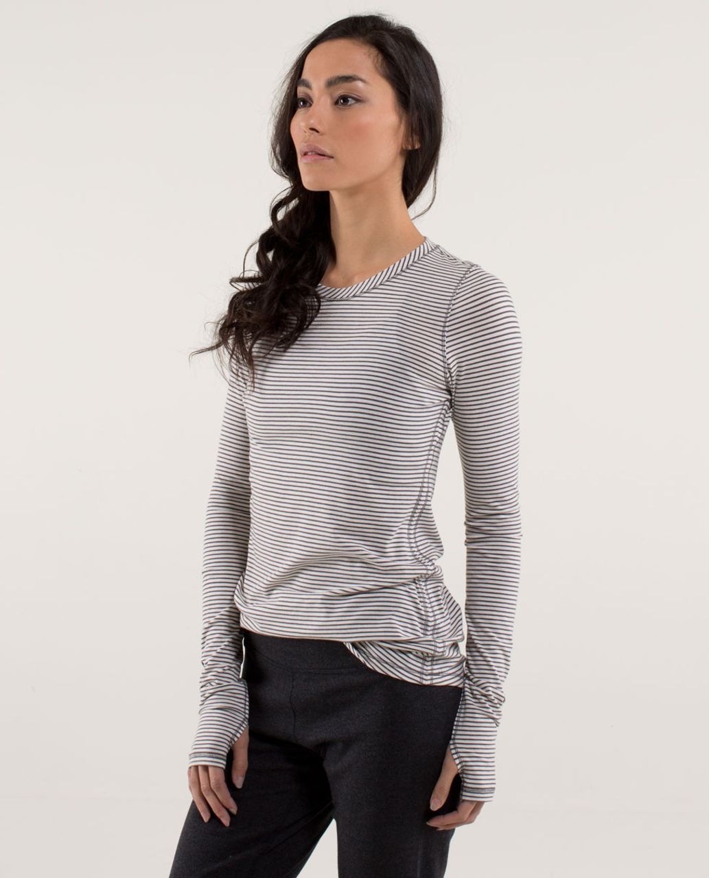 Lululemon Karma Long Sleeve - Hyper Stripe Angel Wing