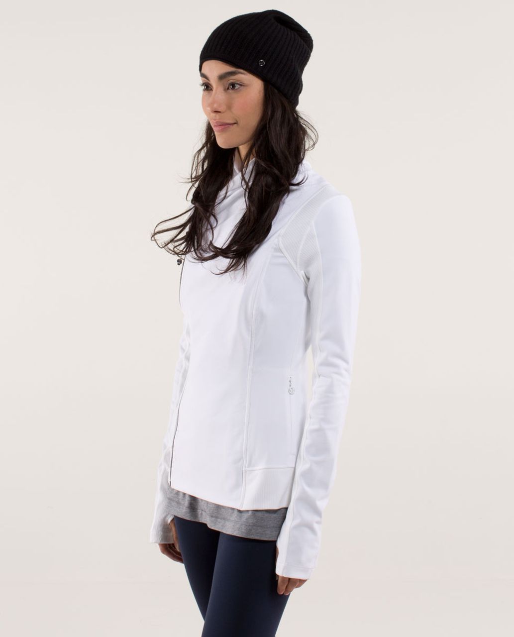 Lululemon Bhakti Yoga Jacket - White - lulu fanatics