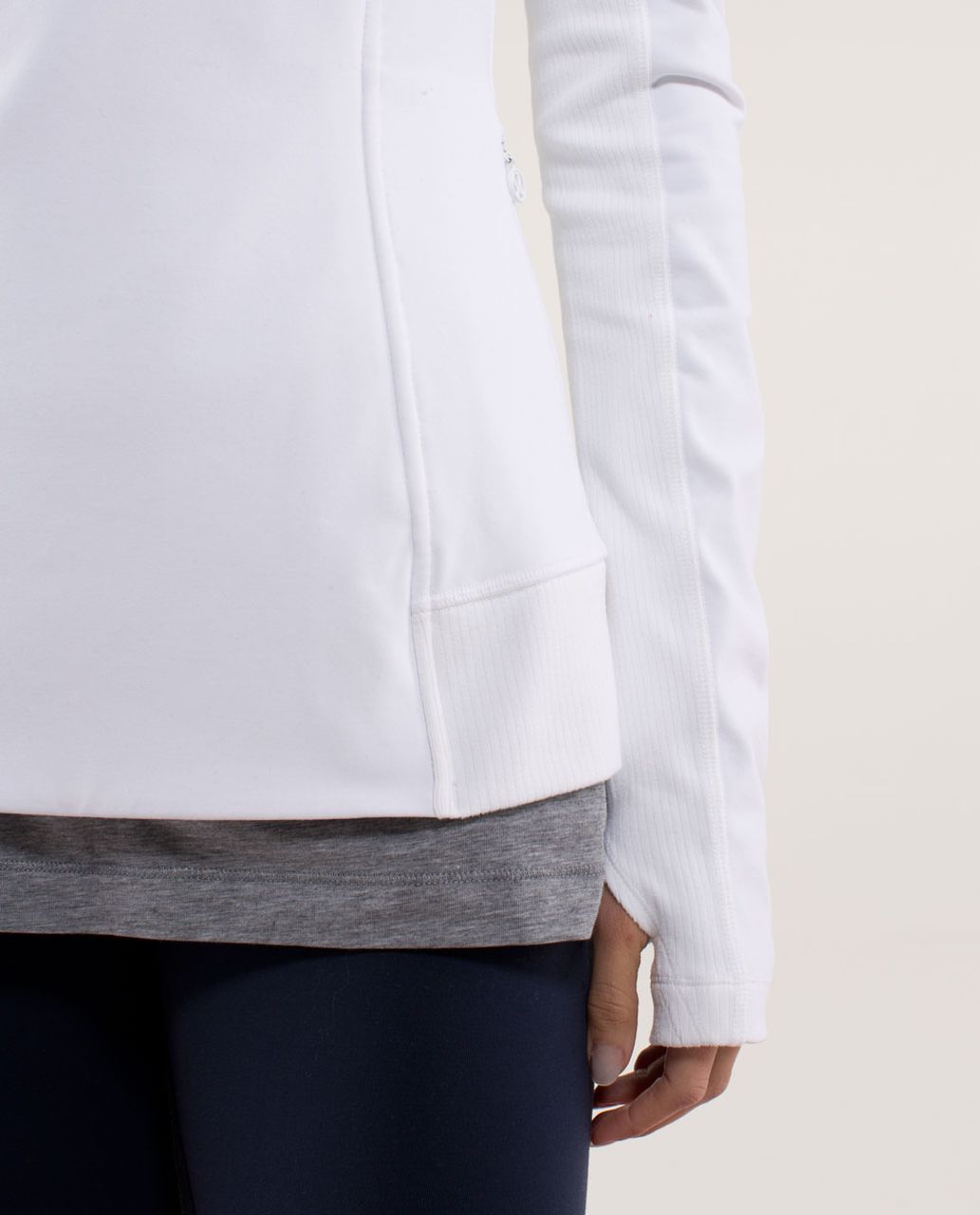 Lululemon Bhakti Yoga Jacket - White - lulu fanatics