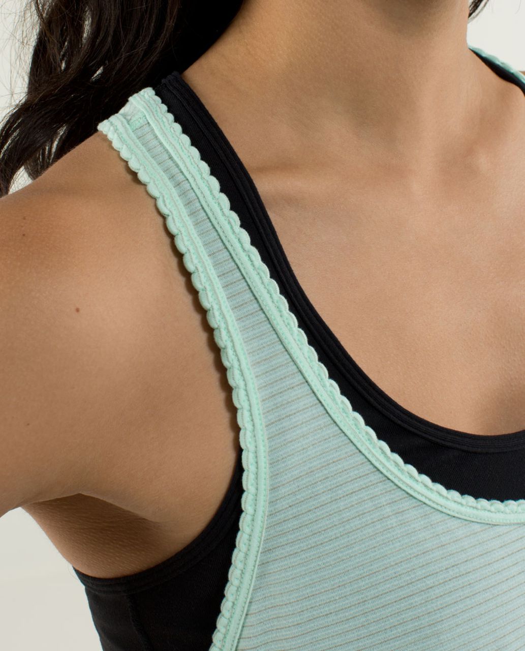 Lululemon 105 F Singlet *Silver - Heathered Fresh Teal