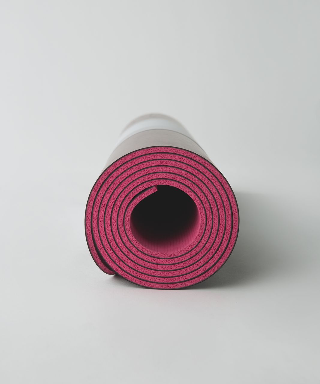 Lululemon The Reversible Mat 5mm - Crackled Starlight Black / Porcelain Pink  - lulu fanatics