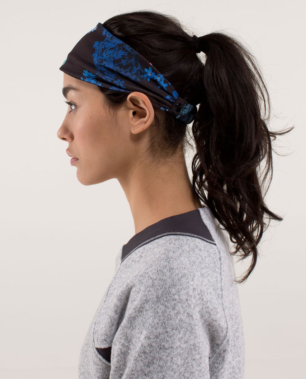 Lululemon Bang Buster Headband *Reversible - Petal Pop Multi / Black