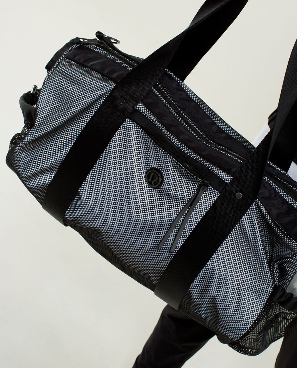 Lululemon Shine On Duffel - Black /  Silver