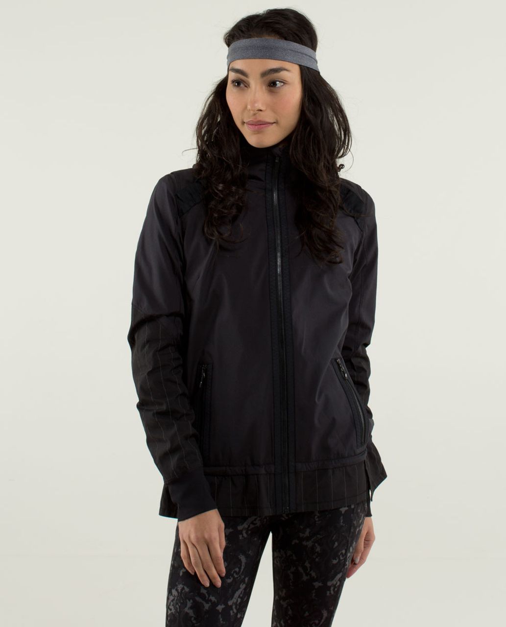 Lululemon Run:  Bandit Jacket *Reflective - Black