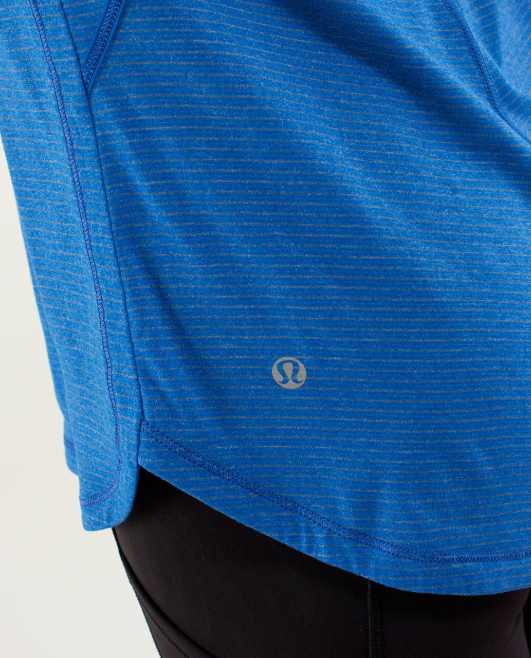 Lululemon Track Tee - Heathered Baroque Blue / Baroque Blue