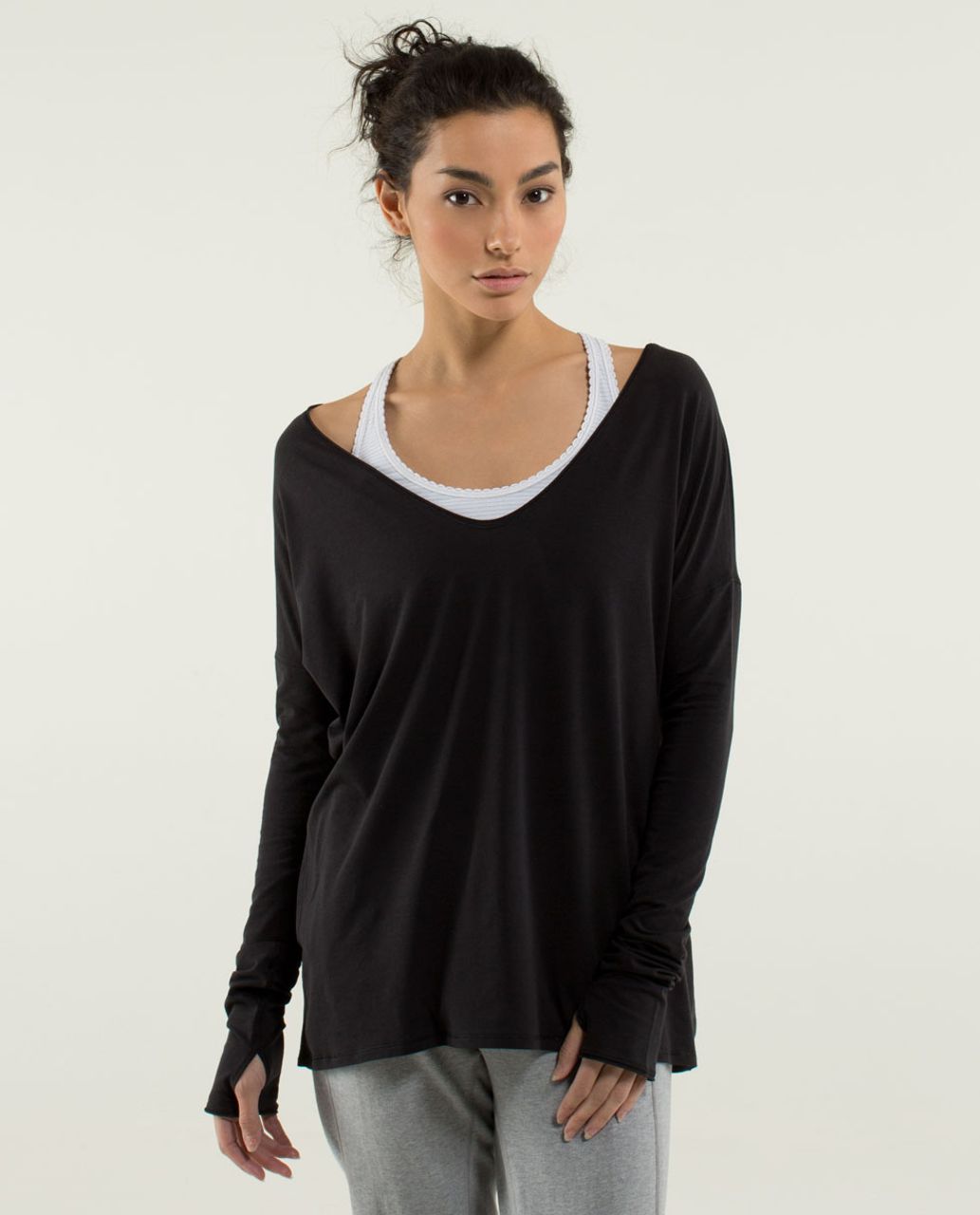 Lululemon Flip Your Dog Long Sleeve - Black