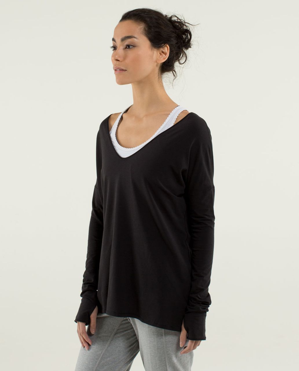 Lululemon Flip Your Dog Long Sleeve - Black