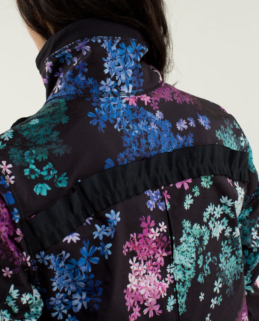 Lululemon Run:  Bandit Jacket - Petal Pop Multi / Black