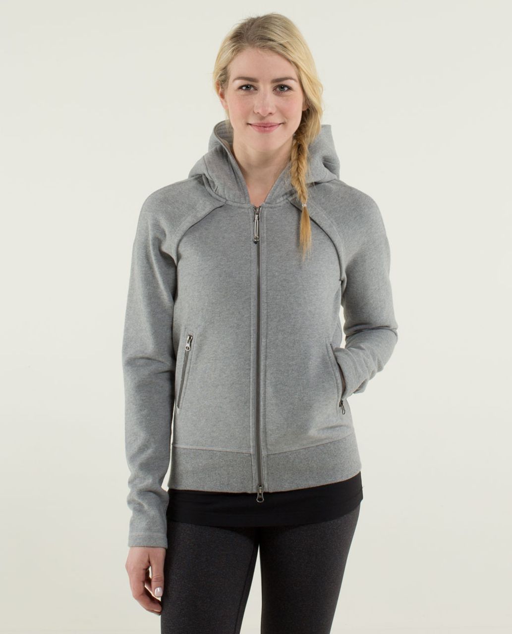 Lululemon Happy Yin Year Hoodie - Heathered Medium Grey / Silver Spoon / Silver Spoon / Heathered Medium Grey