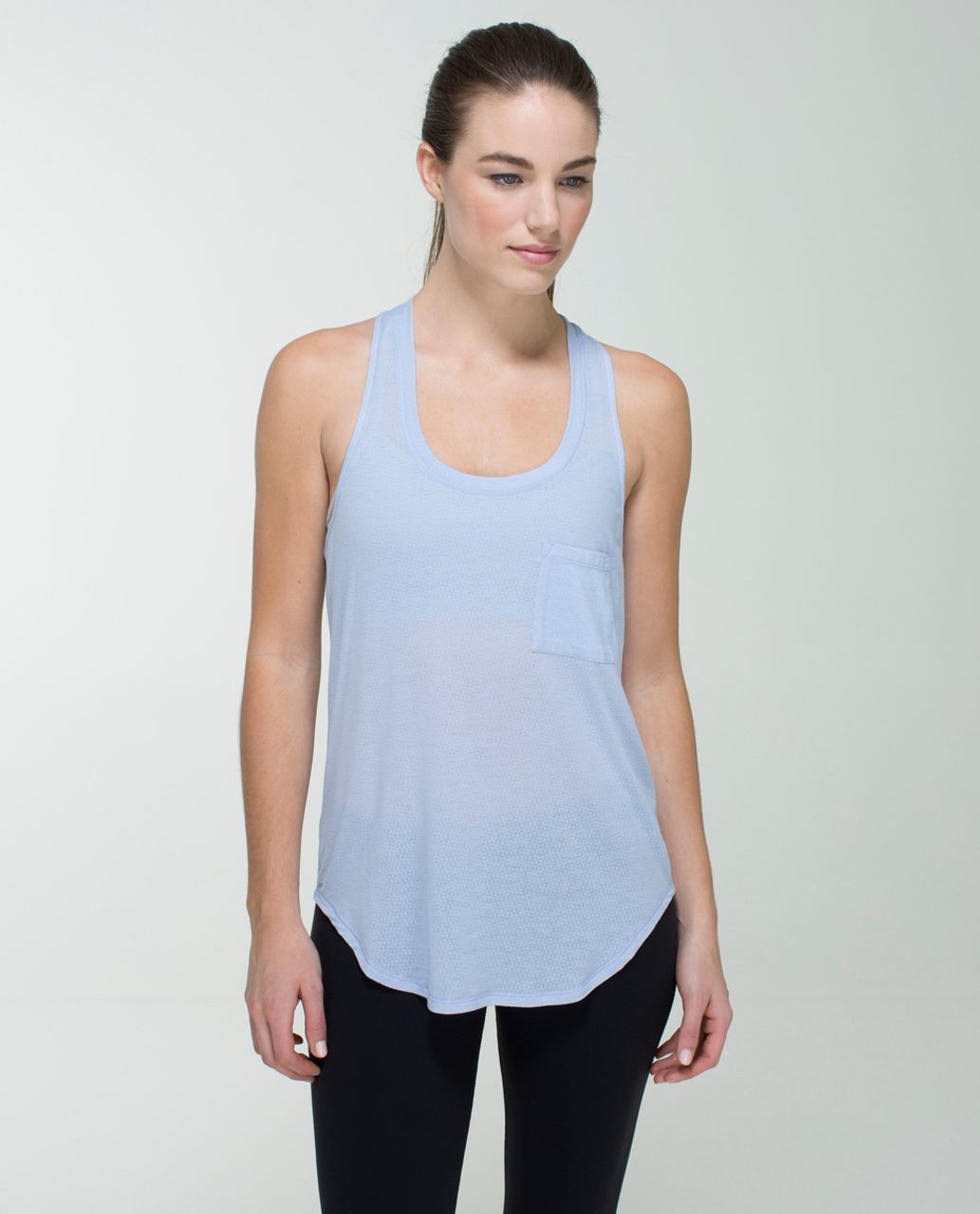 Lululemon Yogi Racer Tank - Double Diamond Burnout Lavender Dusk