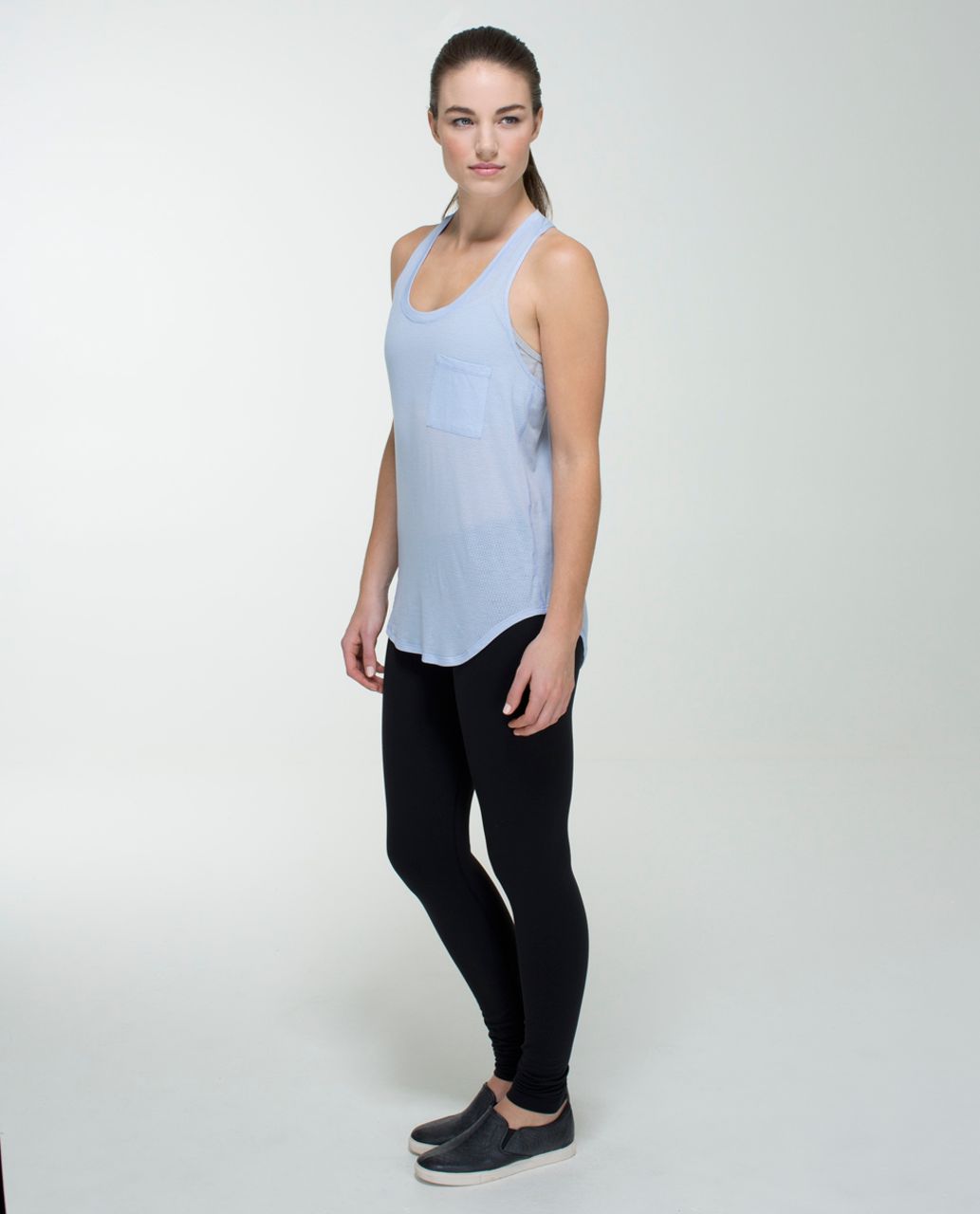 Lululemon Yogi Racer Tank - Double Diamond Burnout Lavender Dusk