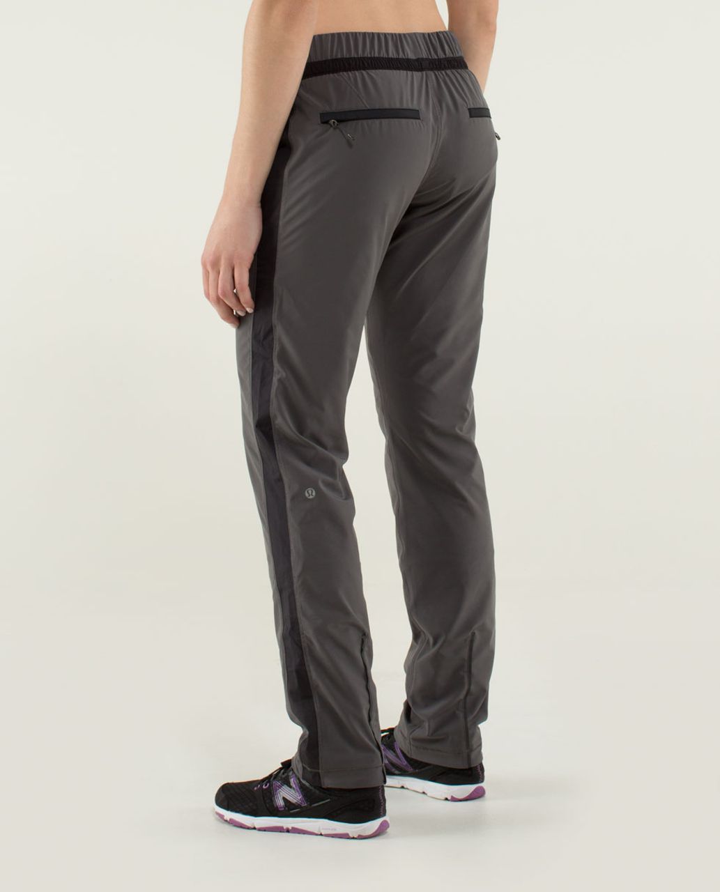 Lululemon Run Bandit Track Pant - Soot Light / Black