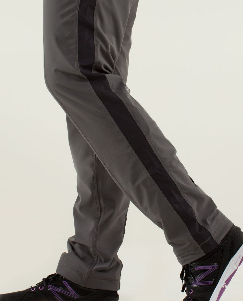 Lululemon Run Bandit Track Pant - Soot Light / Black