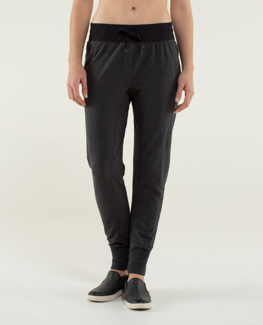 Lululemon Happy Yin Year Sweatpant - Heathered Black / Black / Black / Heathered Black