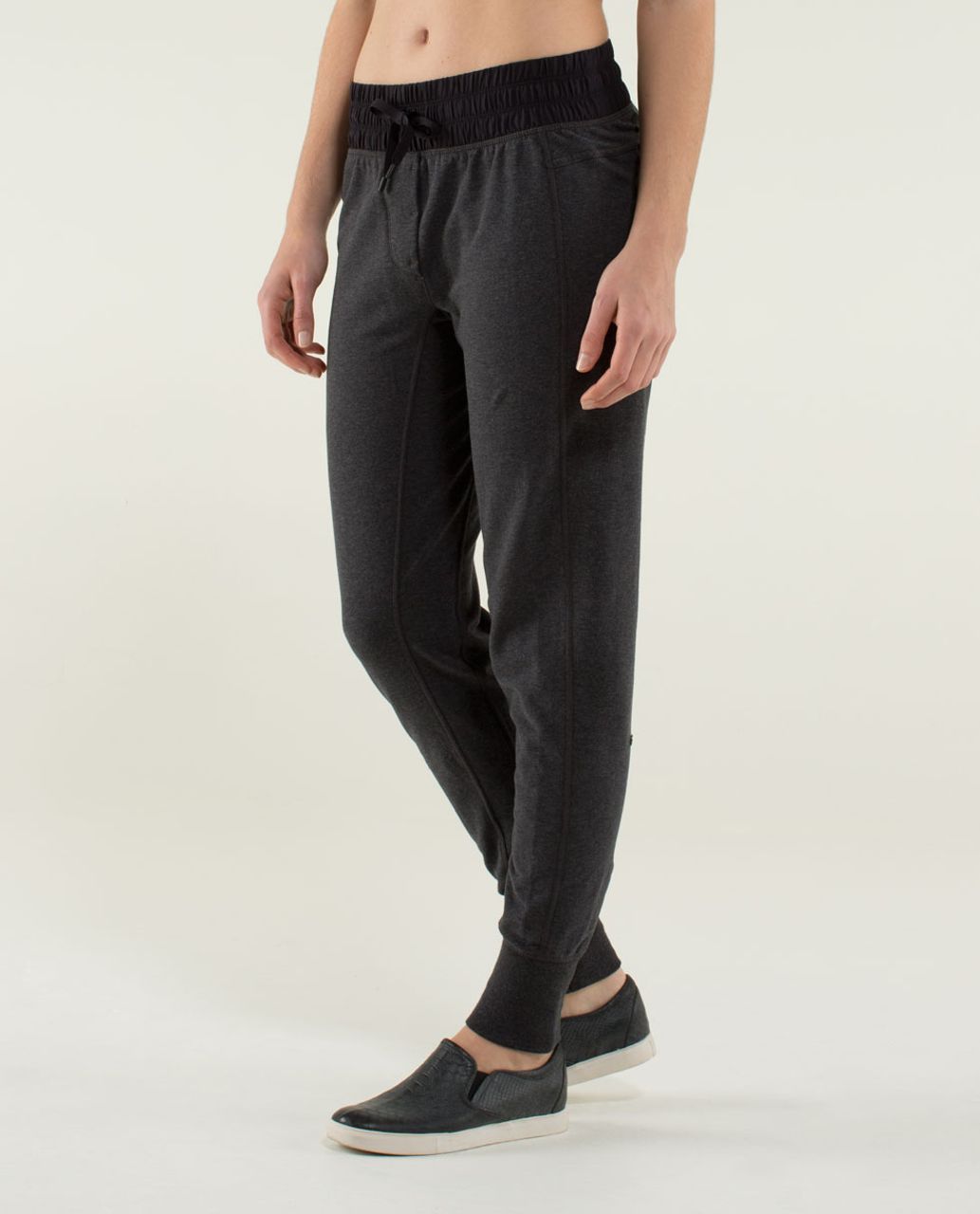 Lululemon Happy Yin Year Sweatpant - Heathered Black / Black / Black / Heathered Black