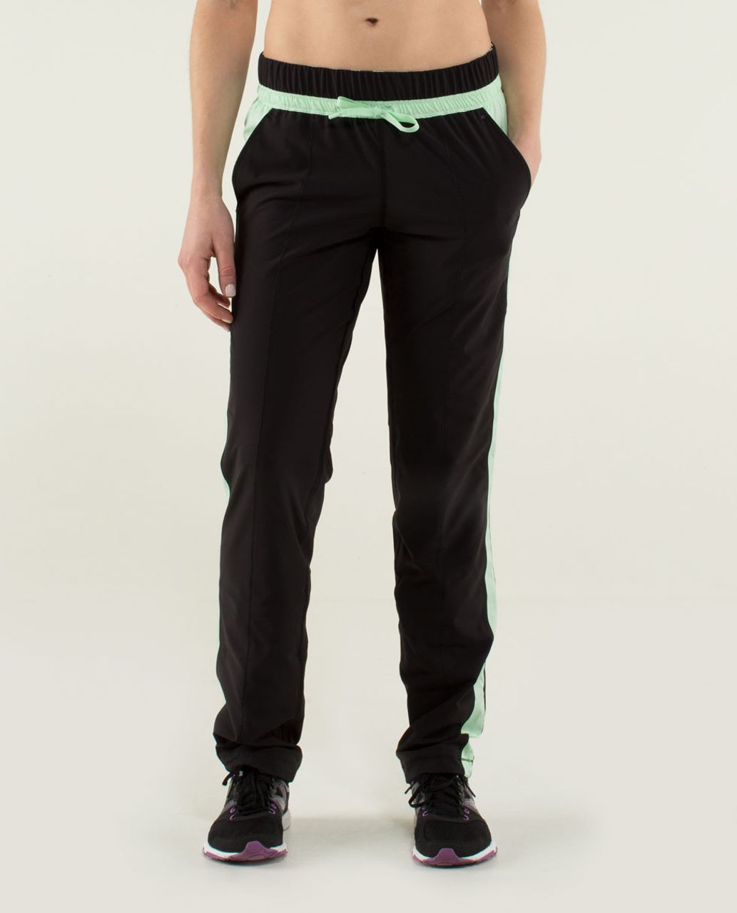 Lululemon Run Bandit Track Pant - Black - lulu fanatics