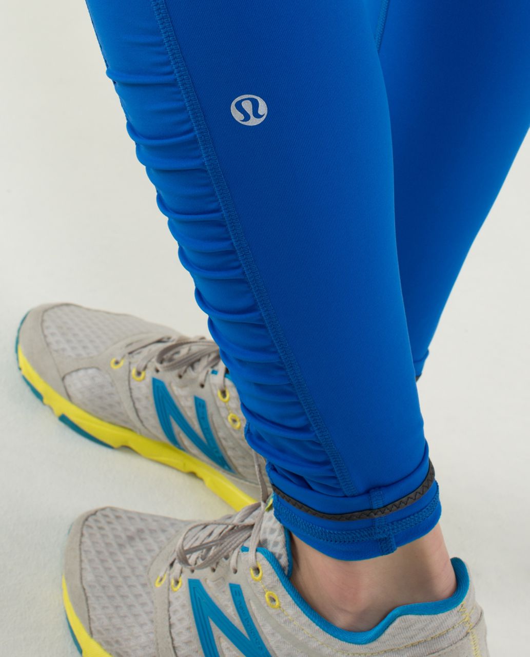 Lululemon Speed Tight *Brushed Interlock - Baroque Blue / Mini Hyper Stripe Baroque Blue