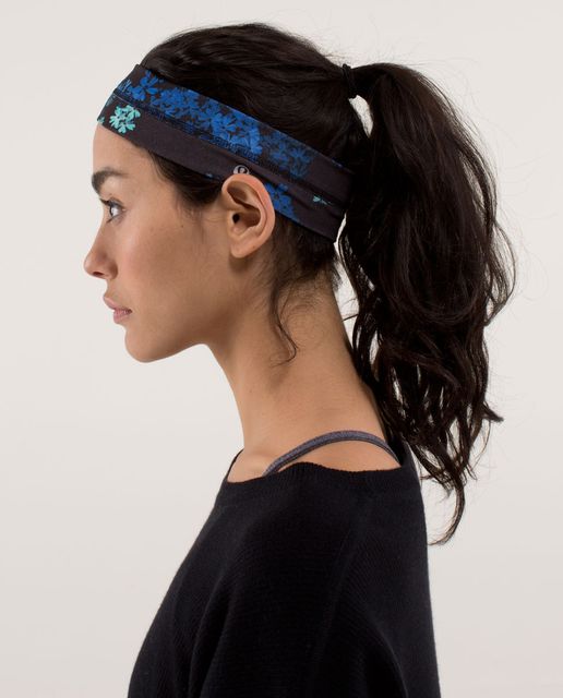 Lululemon Fly Away Tamer Headband *Luxtreme - Leopard Camo White Opal Multi  - lulu fanatics