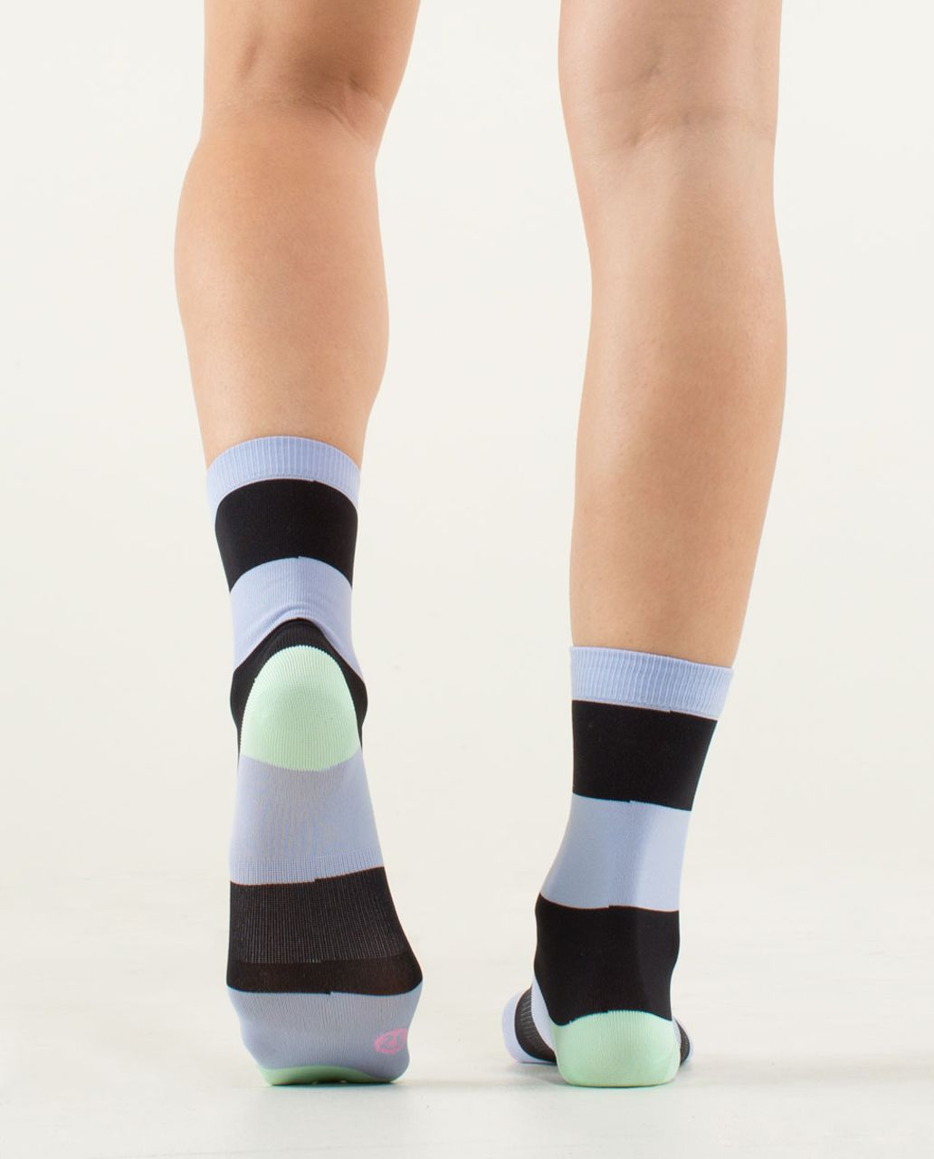 Lululemon Run For Fun Sock - Bold Stripe Lavender Dusk