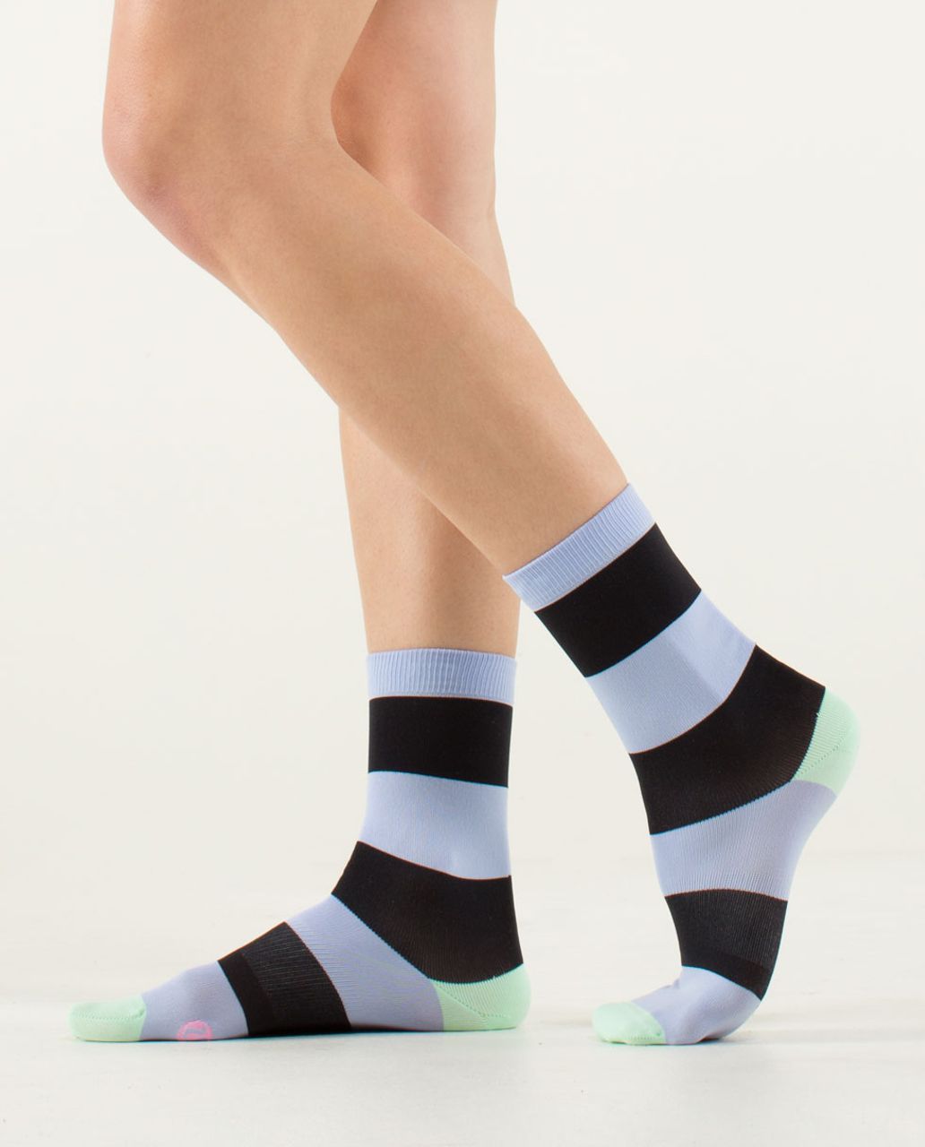 Lululemon Run For Fun Sock - Bold Stripe Lavender Dusk