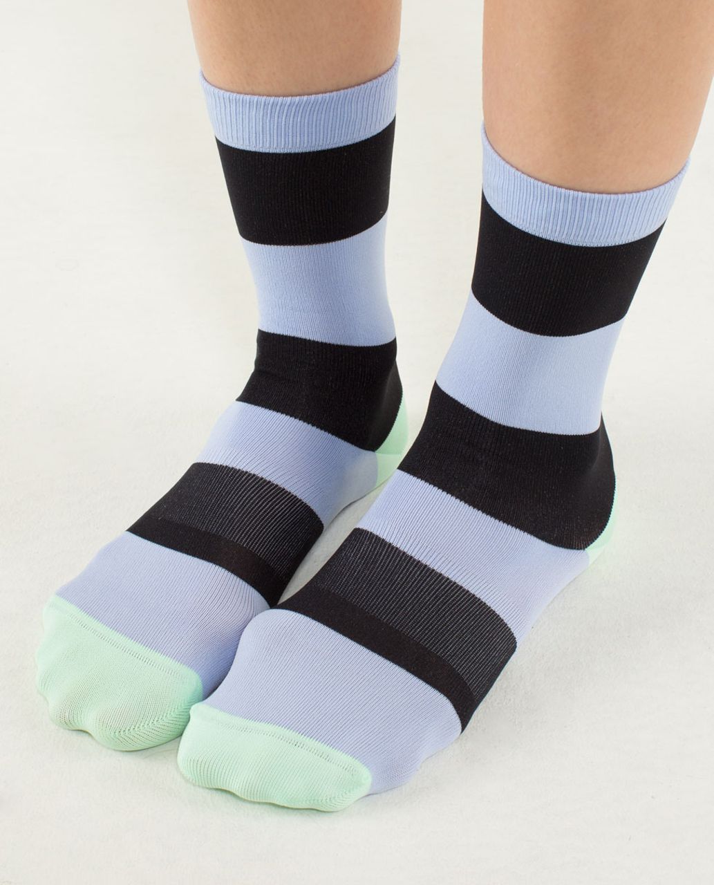 Lululemon Run For Fun Sock - Bold Stripe Lavender Dusk