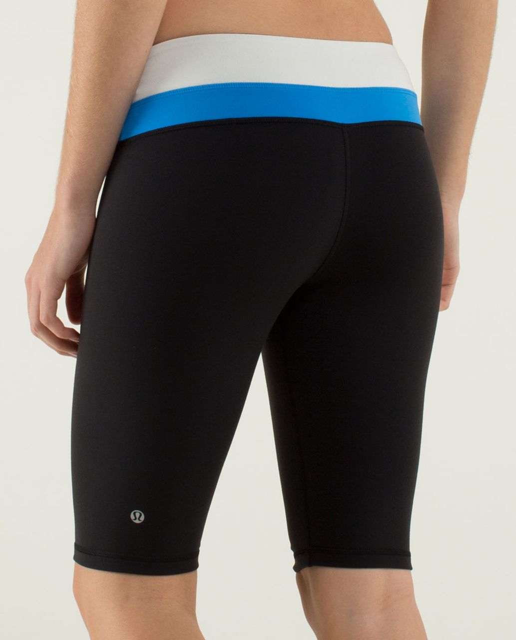 Lululemon Reverse Groove Short (Tall) - Black / Quilt 09 Fall 2013