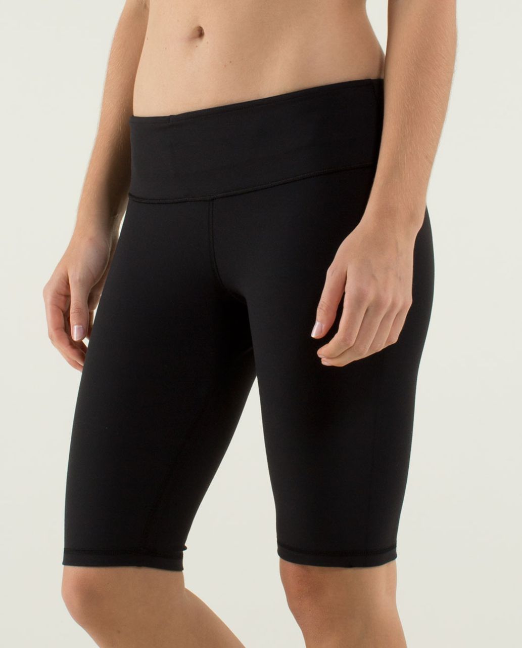 Lululemon Reverse Groove Short (Tall) - Black / Quilt 09 Fall 2013