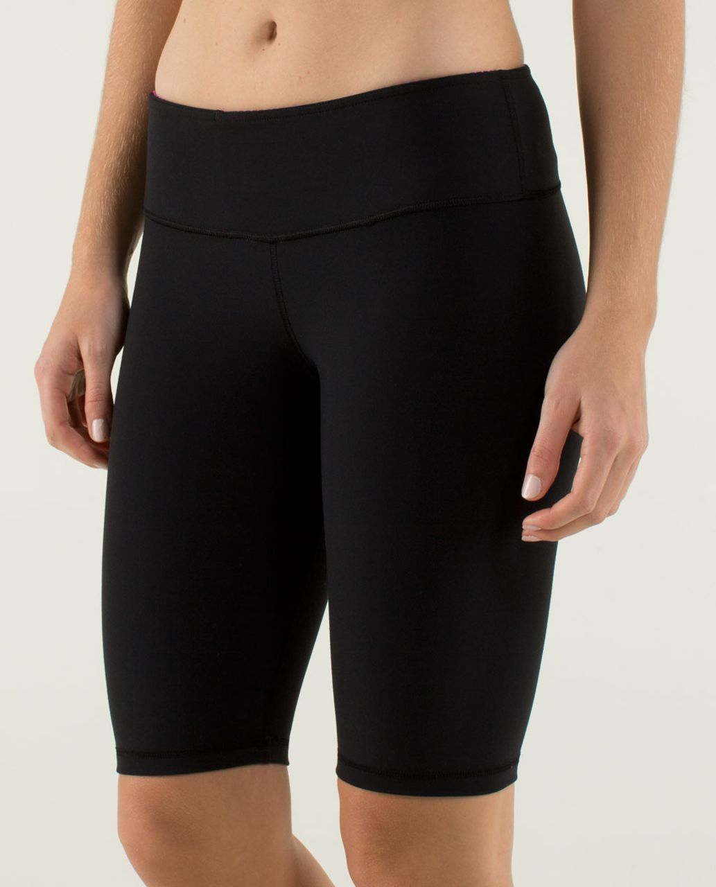 Lululemon Reverse Groove Short (Tall) - Black / Quilt 05 Fall 2013