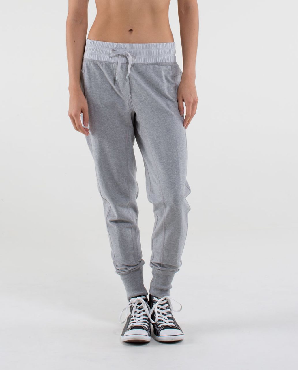 Lululemon Happy Yin Year Sweatpant - Heathered Medium Grey / Ambient Grey / Silver Spoon