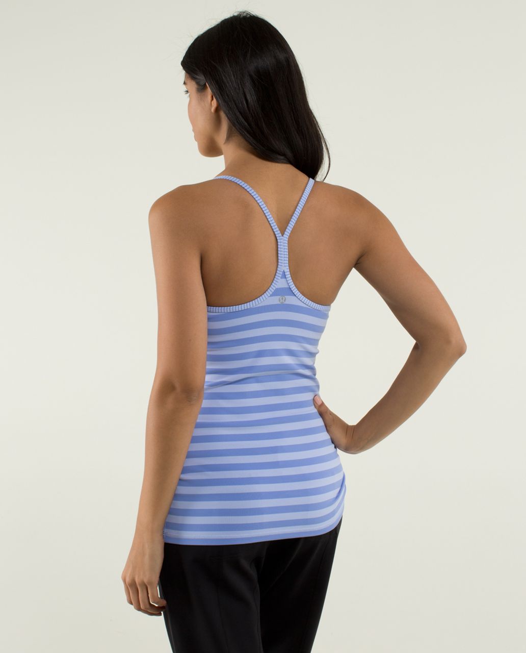 Lululemon Power Y Tank *Luon - Apex Stripe Lavender Dusk / Mini Hyper Stripe Lavender Dusk