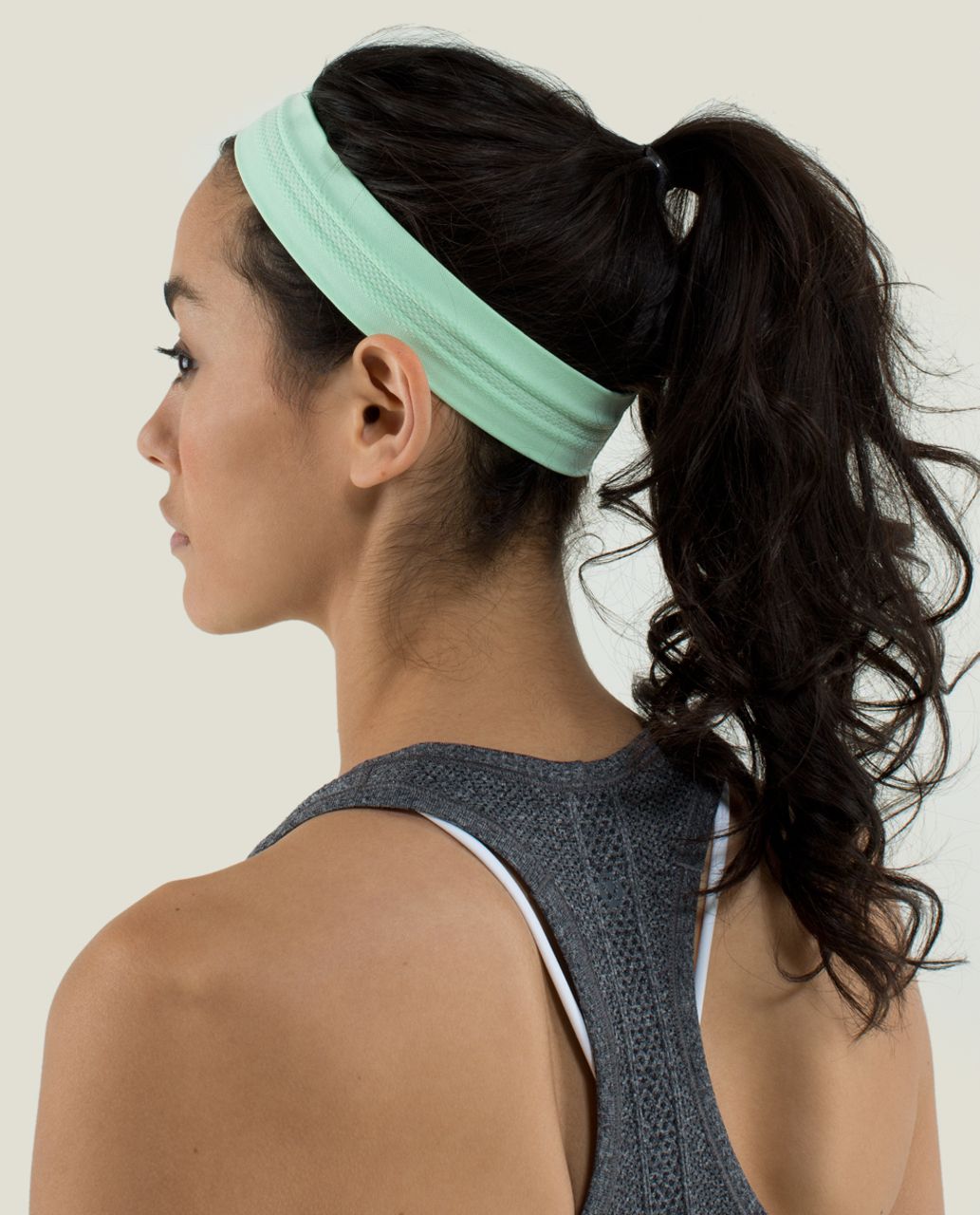 Lululemon Swiftly Headband - Heathered Fresh Teal