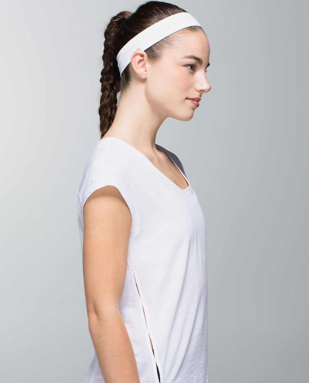 Lululemon Swiftly Headband - Heathered White